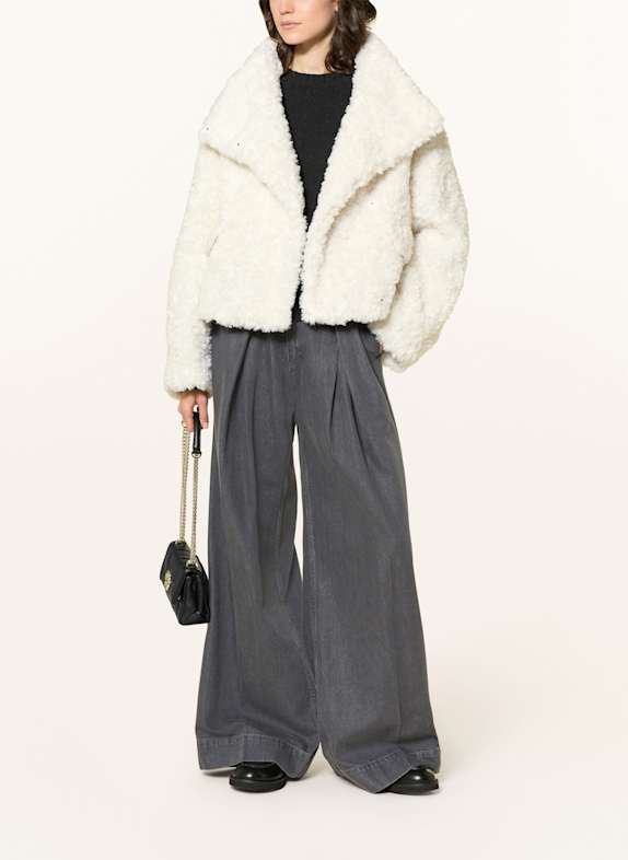 BOSS Teddyfell-Jacke CITEDDY WEISS