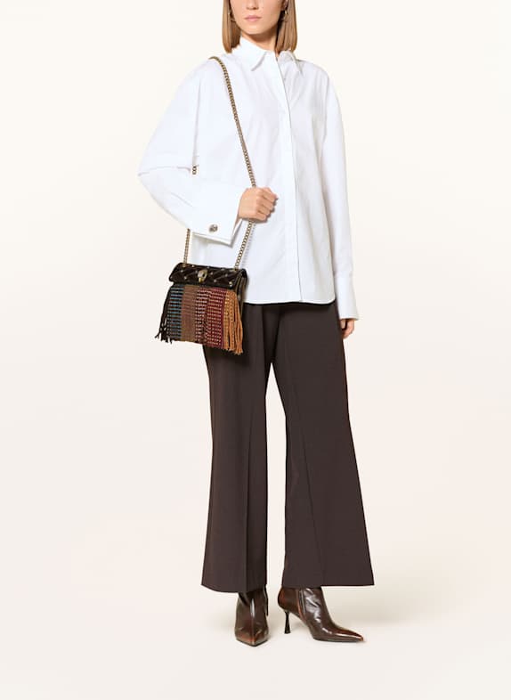 KURT GEIGER Umhängetasche KENSINGTON MINI DUNKELBRAUN / KHAKI