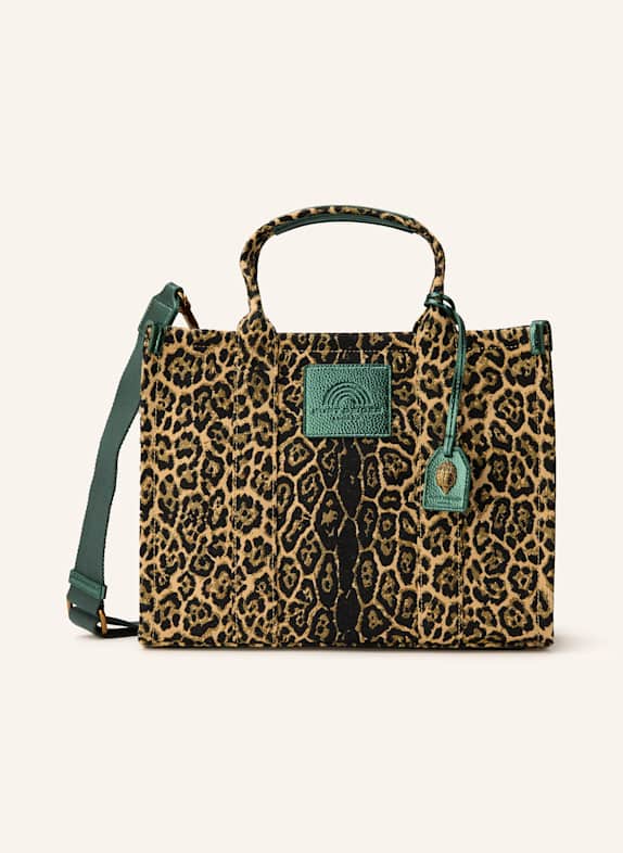 KURT GEIGER SOUTHBANK handbag CAMEL/ DARK BROWN