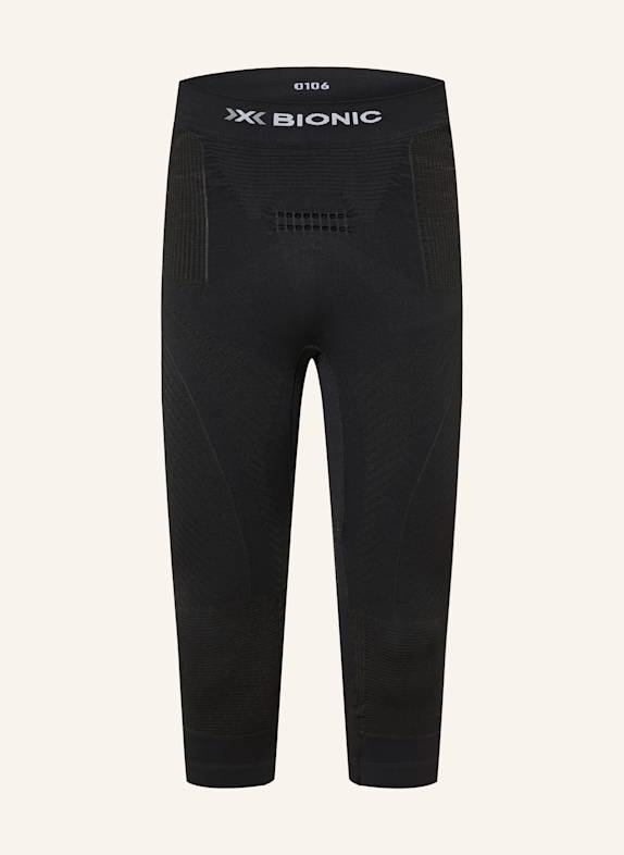 X-BIONIC Spodnie funkcjonalne ENERGY ACCUMULATOR 4.0 z krótszymi nogawkami B002 OPAL BLACK/ARCTIC WHITE
