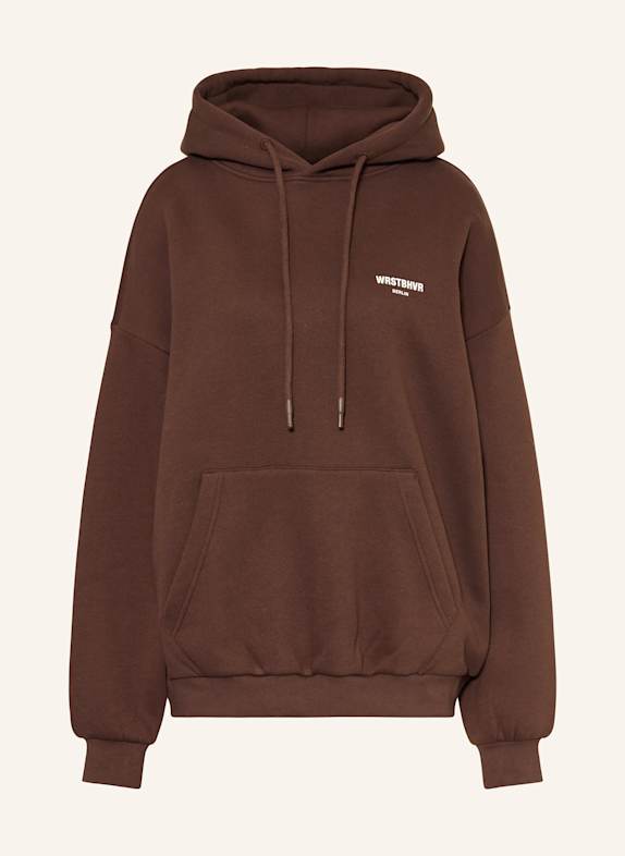 WRSTBHVR Hoodie STUDIO DARK BROWN