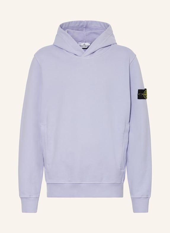 STONE ISLAND JUNIOR Mikina s kapucí FIALOVÁ