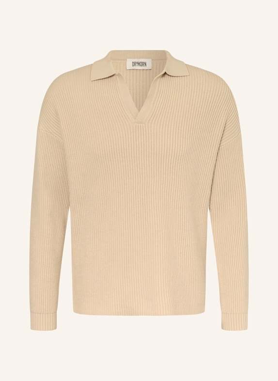 DRYKORN Pullover RUSTINO HELLBRAUN