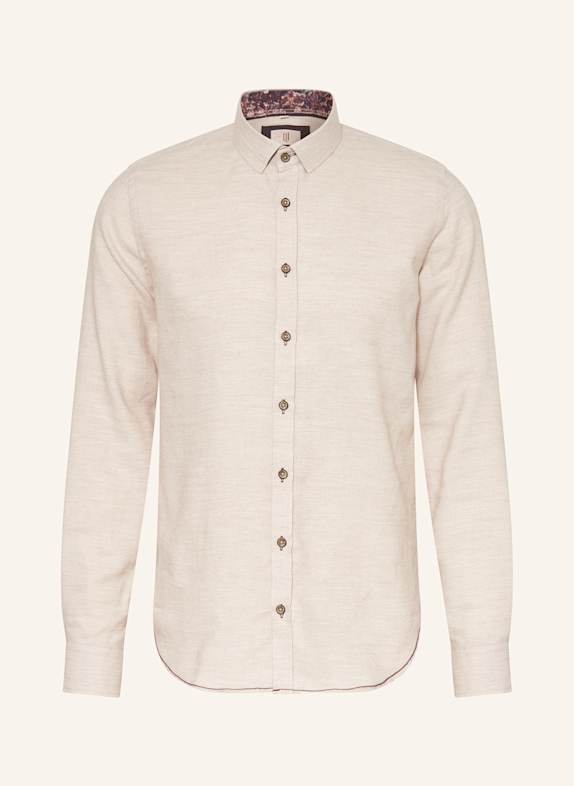 Q1 Manufaktur Hemd Regular Fit BEIGE