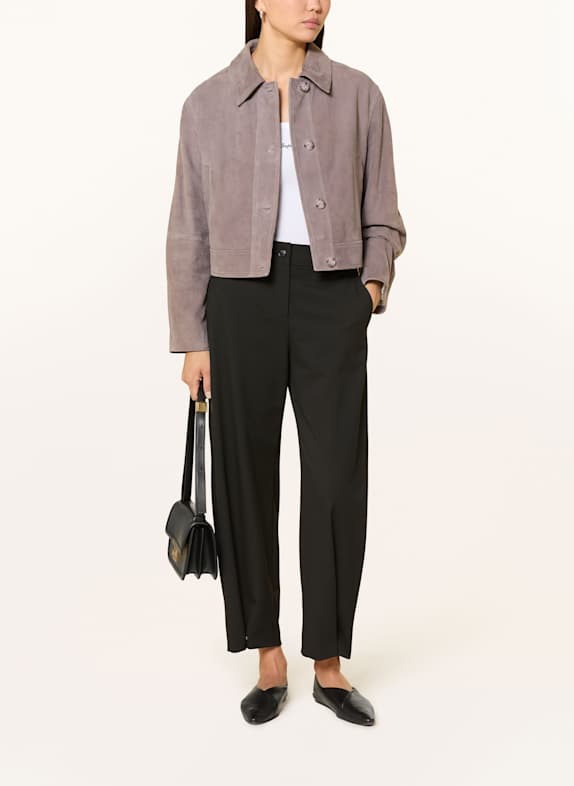 BOSS Kurtka skórzana SADELA LILA