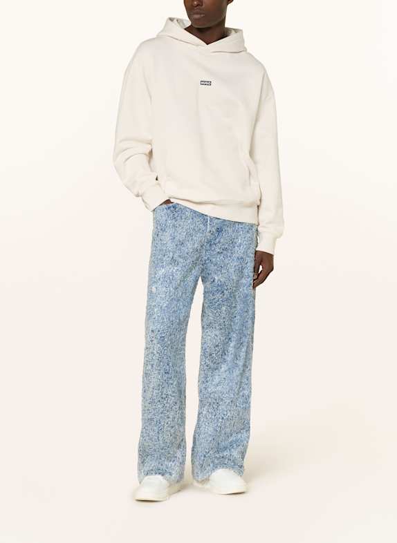 HUGO Jeans MASON Loose Baggy Fit HELLBLAU / WEISS