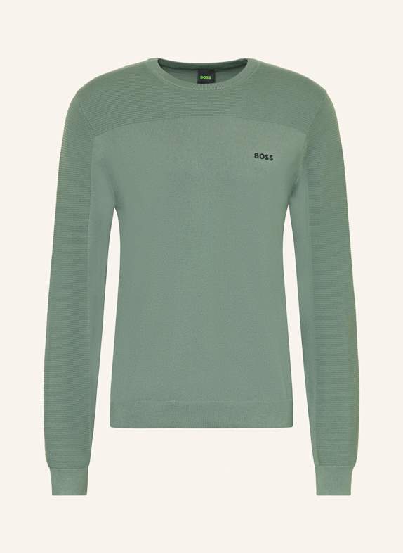 BOSS Pullover MOMENTUM-X GRÜN