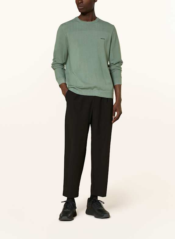 BOSS Pullover MOMENTUM-X GRÜN