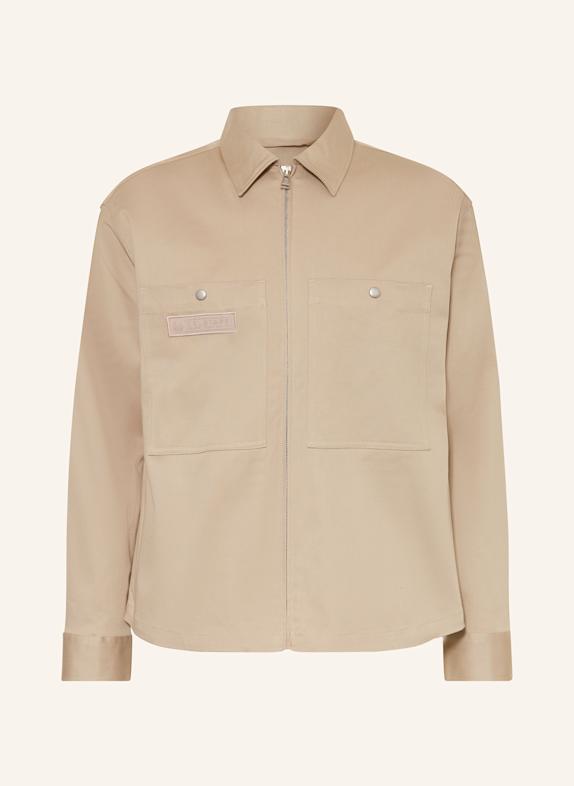 BELSTAFF Overjacket COMPETITION TWILL BEŻOWY