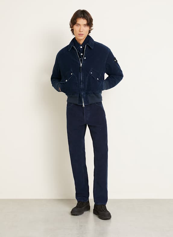 STONE ISLAND Cordjacke DENIM PROJECT DUNKELBLAU