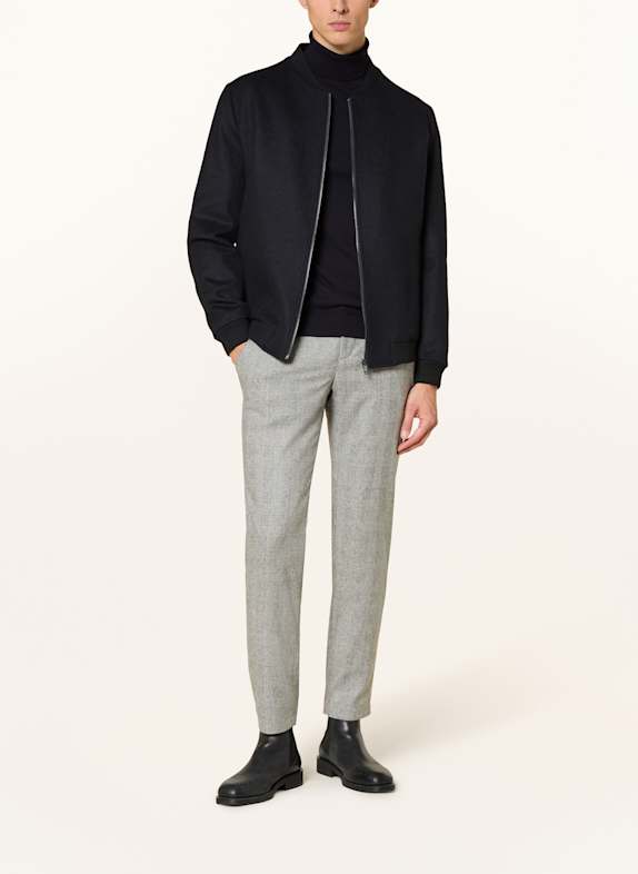 ALBERTO Flanellen chino ROB Slim Fit GRIJS / LICHTGRIJS
