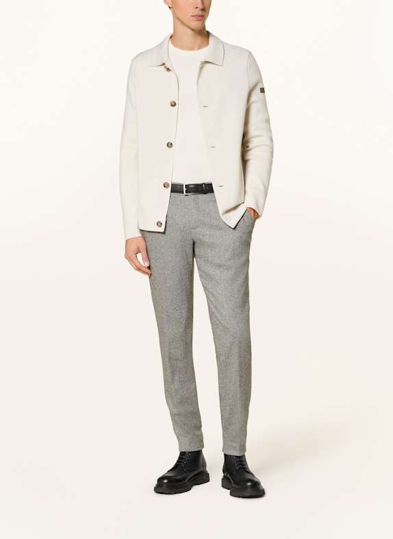 ALBERTO Flanellen broek LOU Regular Fit GRIJS / LICHTGRIJS