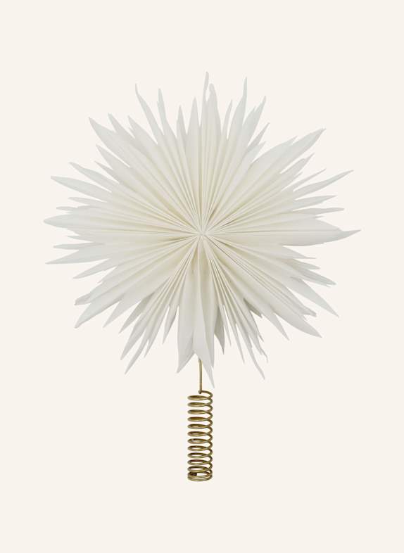 house doctor Weihnachtsbaumspitze HDGANT WEISS/ GOLD