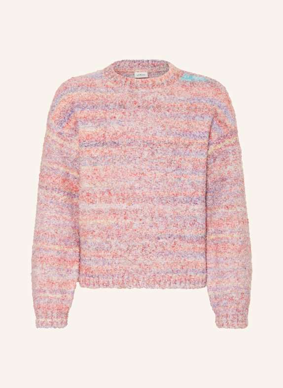 s.Oliver RED Bouclé-Pullover LILA / PINK