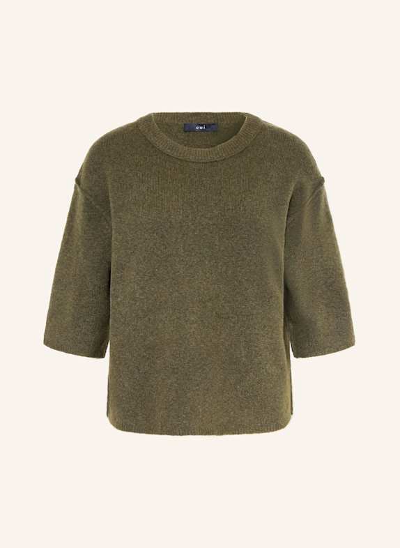 oui Pullover mit 3/4-Arm OLIV