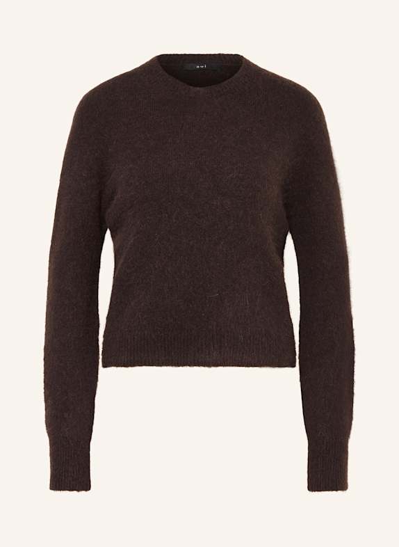 oui Pullover DUNKELBRAUN