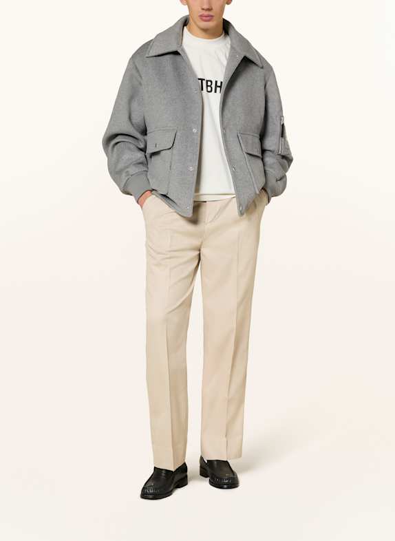 WRSTBHVR Bunda NAEL SVĚTLE ŠEDÁ