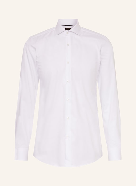 BOSS Hemd H-HANK Slim Fit WEISS