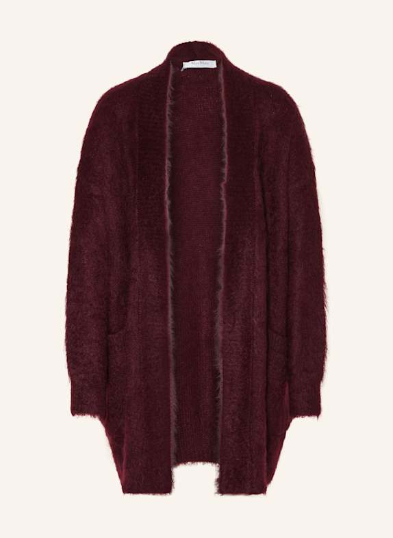 Max Mara Strickjacke AFFETTO1234 mit Mohair DUNKELROT