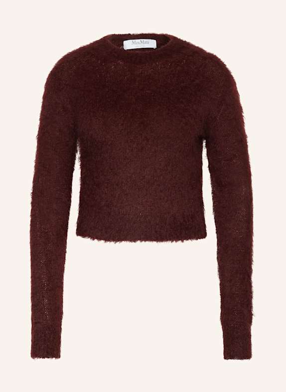 Max Mara Pullover ADATTI1234 mit Mohair DUNKELROT