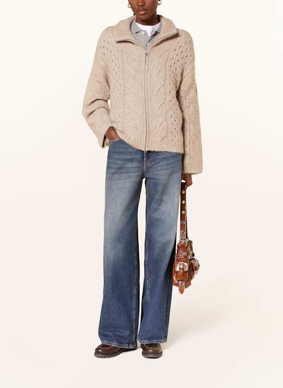 MRS & HUGS Vest met alpaca BEIGE