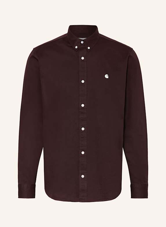 carhartt WIP Hemd MADISON Regular Fit DUNKELBRAUN
