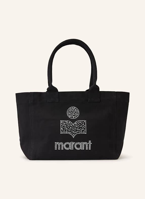 ISABEL MARANT Torba shopper YENKY z ćwiekami CZARNY