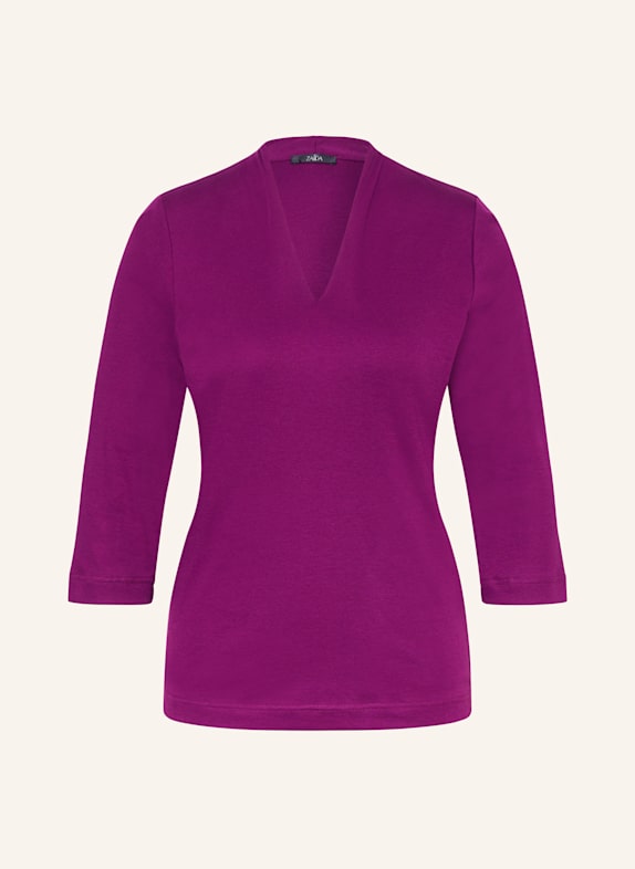 ZAÍDA T-shirt z rękawem 3/4 FUKSJA