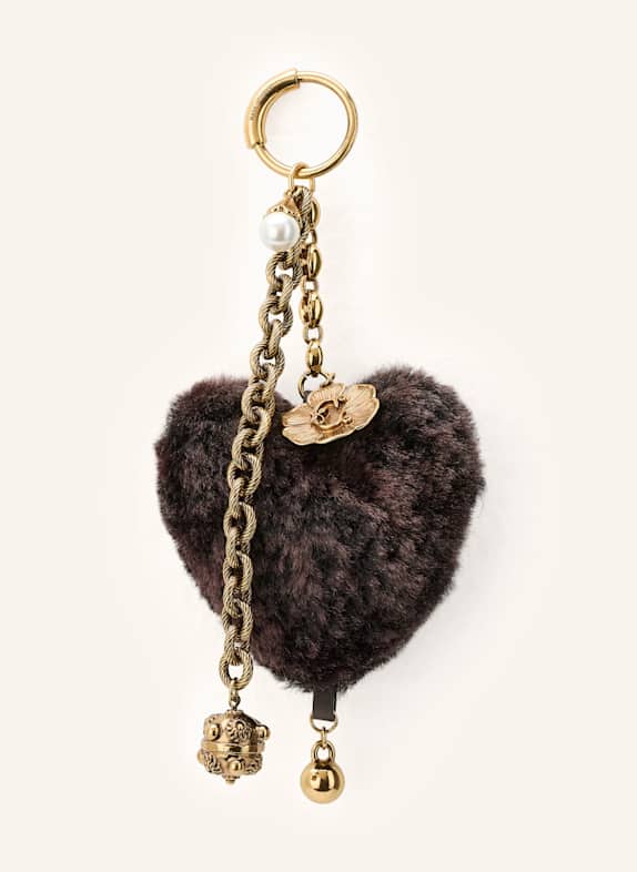 Chloé Taschenanhänger DUNKELBRAUN