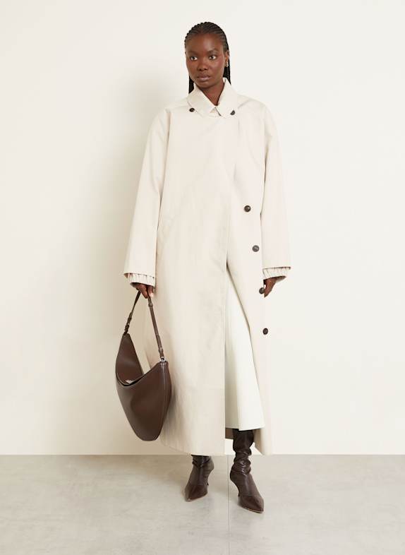 JACQUEMUS Mantel TRAPEZI CREME