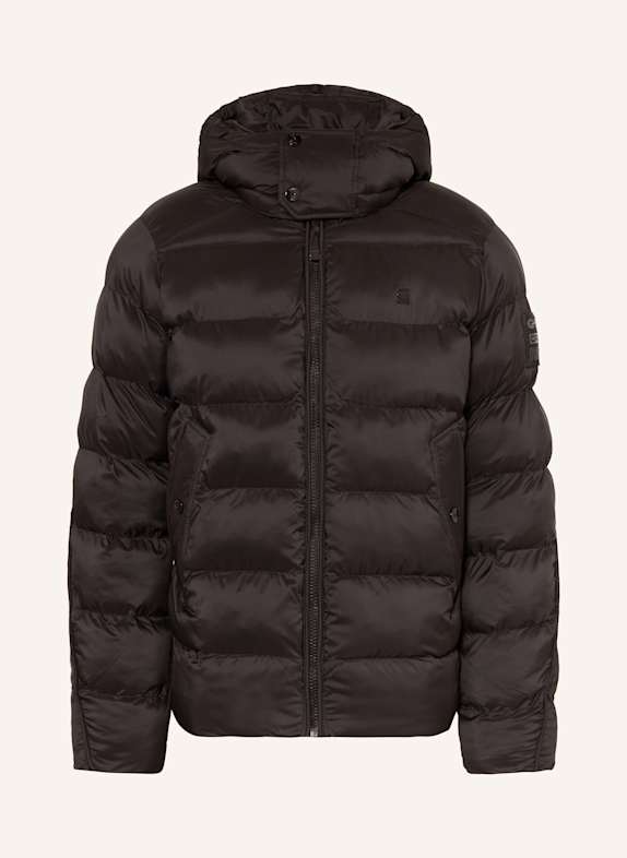 G-Star Steppjacke WHISTLER mit abnehmbarer Kapuze SCHWARZ