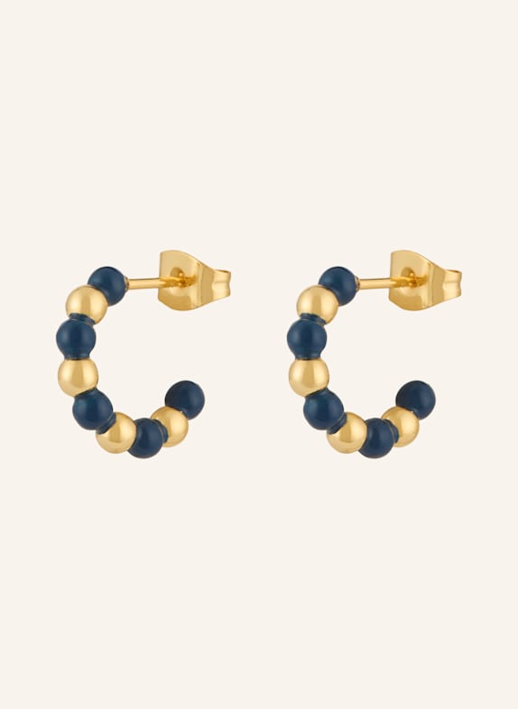 LULU Copenhagen Creolen LULU1779 MODRÁ / ZLATÁ