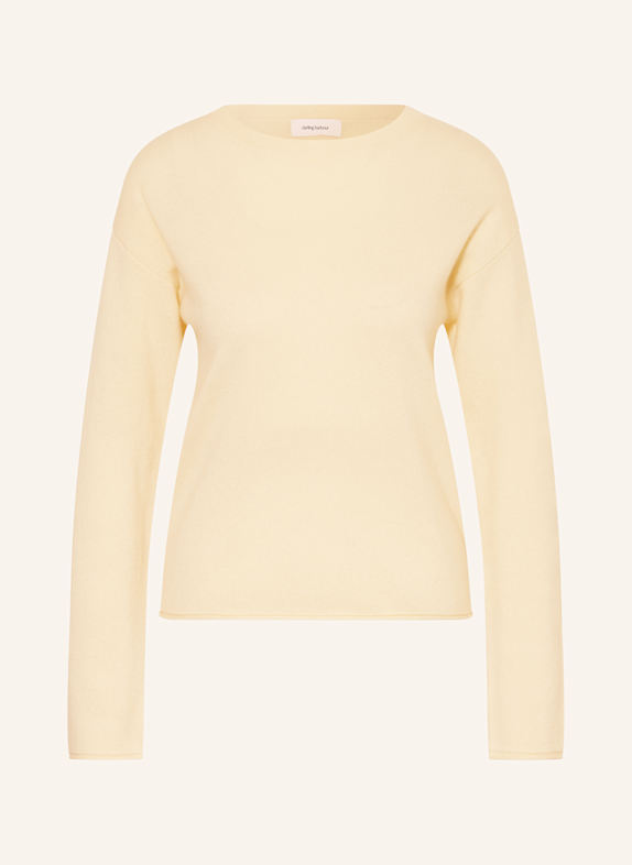 darling harbour Cashmere-Pullover HELLGELB