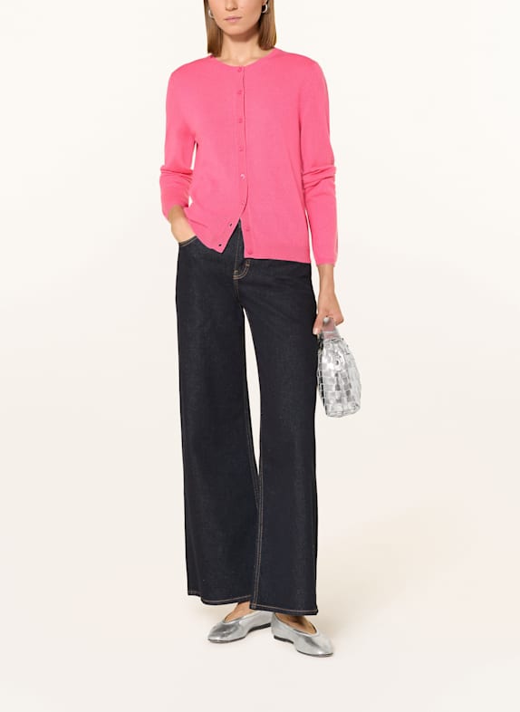darling harbour Strickjacke aus Cashmere PINK