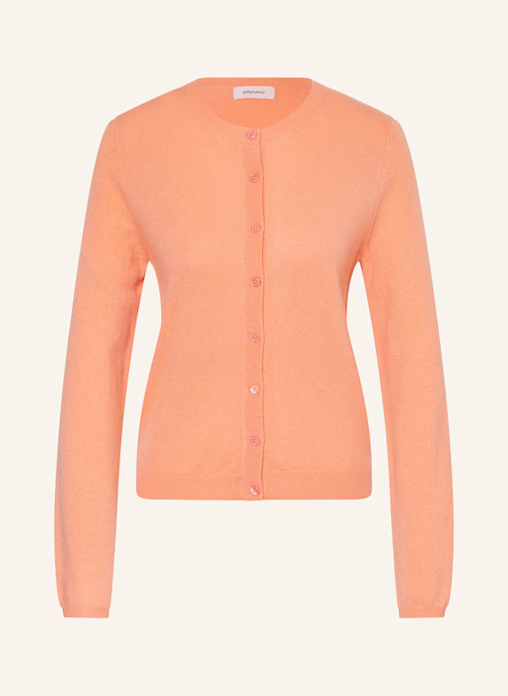 darling harbour Strickjacke aus Cashmere HELLORANGE