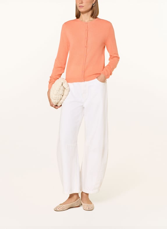 darling harbour Strickjacke aus Cashmere HELLORANGE
