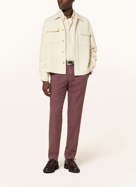 MYTHS Chino slim fit DONKERROOD