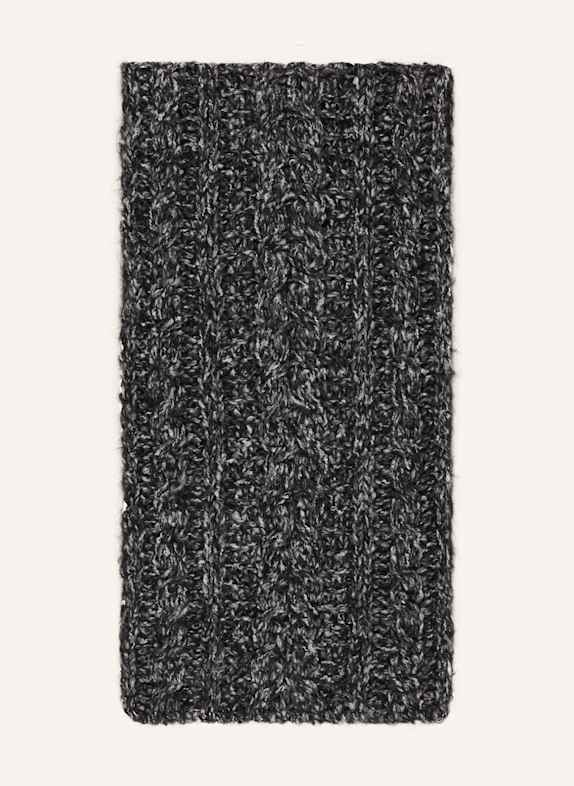 Marc O'Polo Schal mit Alpaka SCHWARZ / DUNKELGRAU