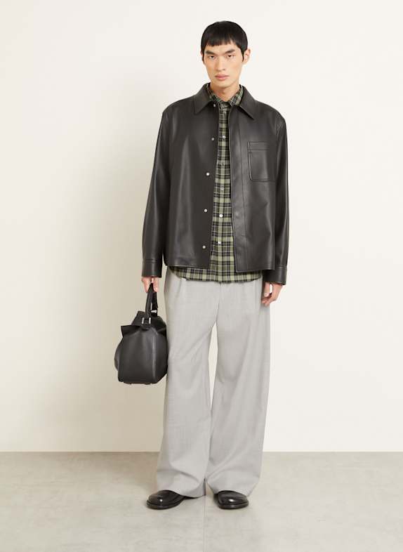 LOEWE leren jas ZWART