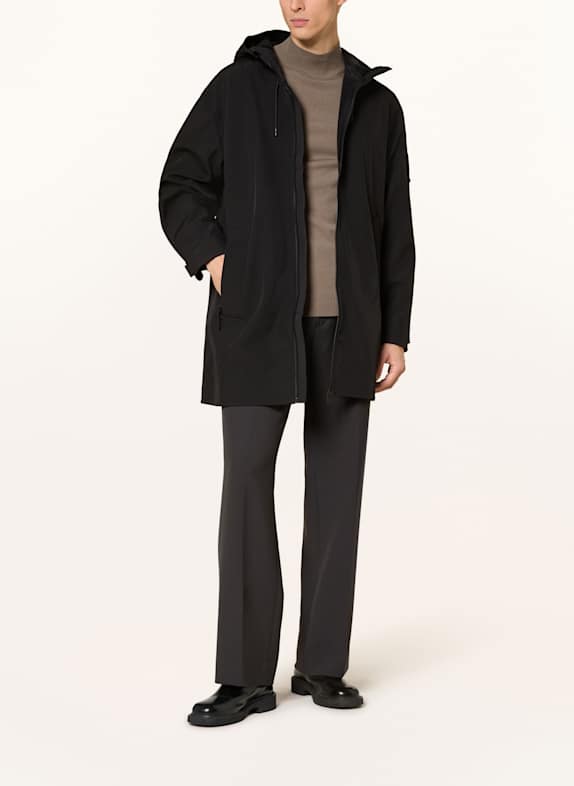 RAINS Parka SUVA VISION ZWART
