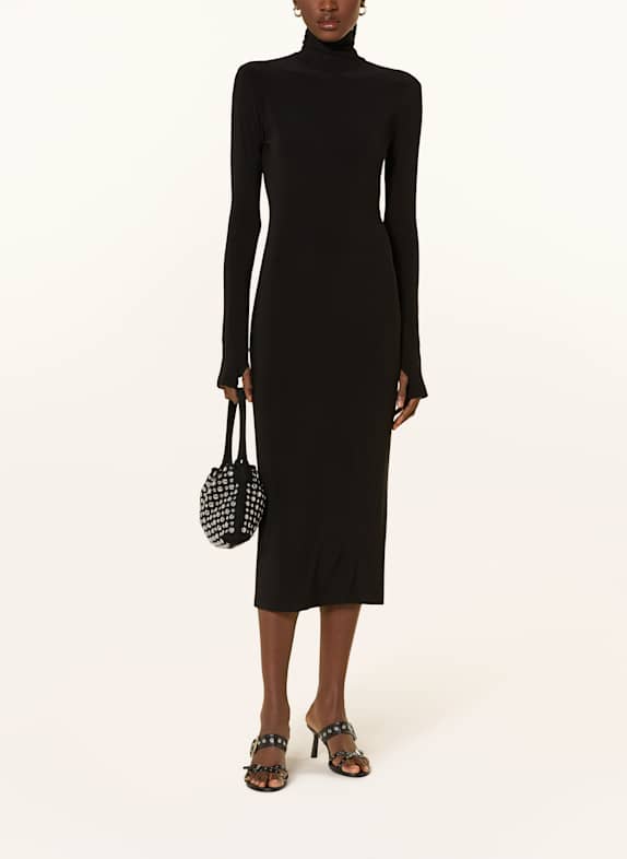 NORMA KAMALI Jerseykleid SCHWARZ