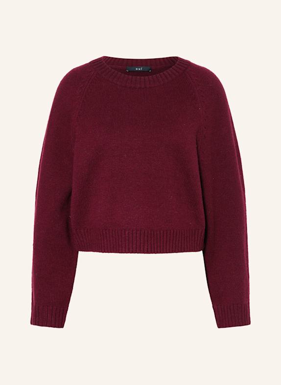 oui Pullover DUNKELROT