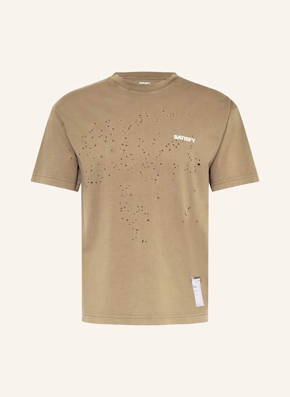 SATISFY Laufshirt MOTHTECH™ KHAKI