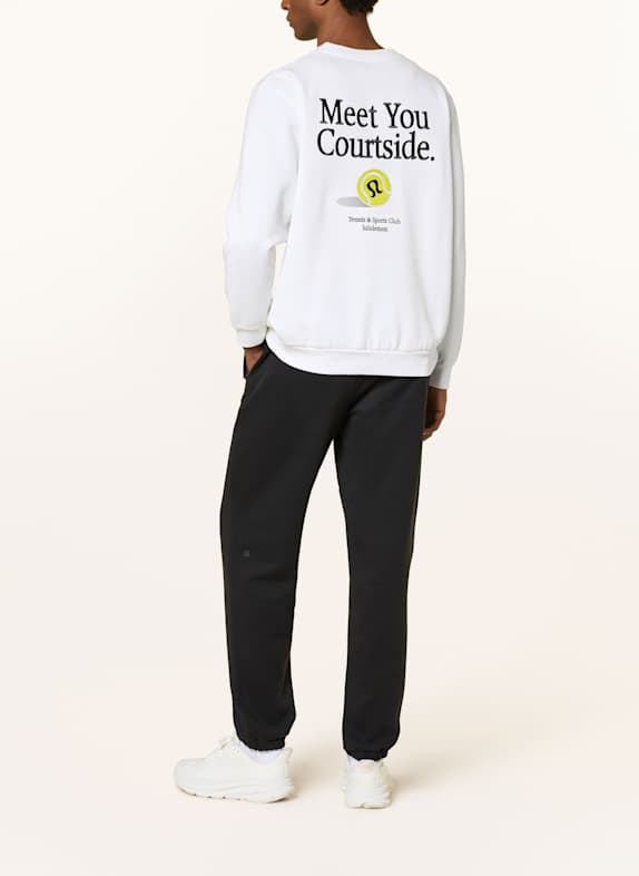 lululemon Sweatshirt STEADY STATE CREW GRAPHIC 0002 WHITE