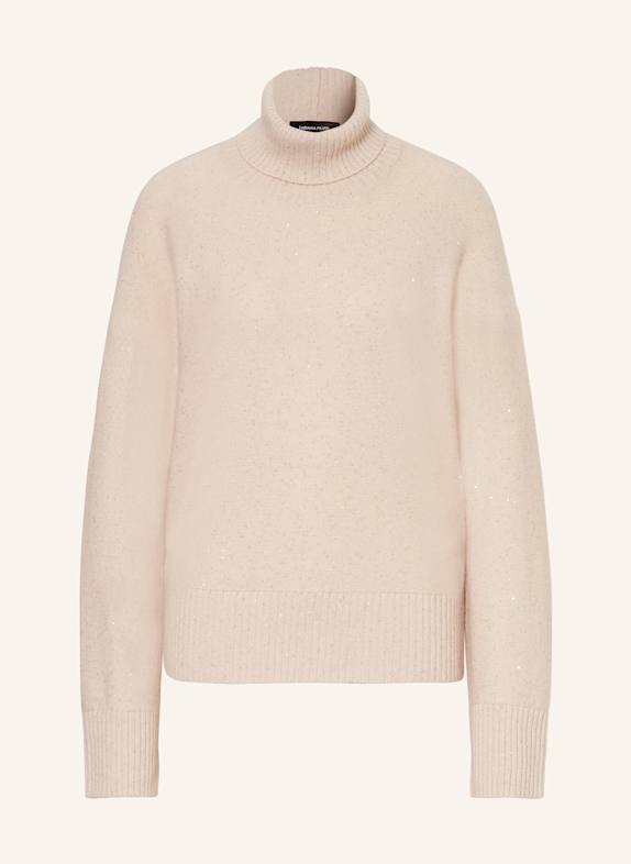 FABIANA FILIPPI Pullover mit Pailletten CREME