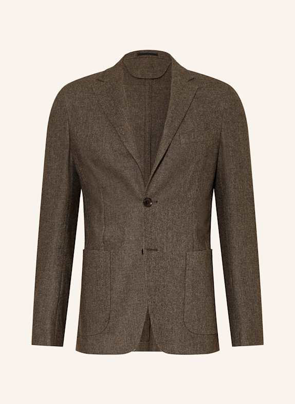 ZEGNA Tailored jacket extra slim fit 202 Brown Melange