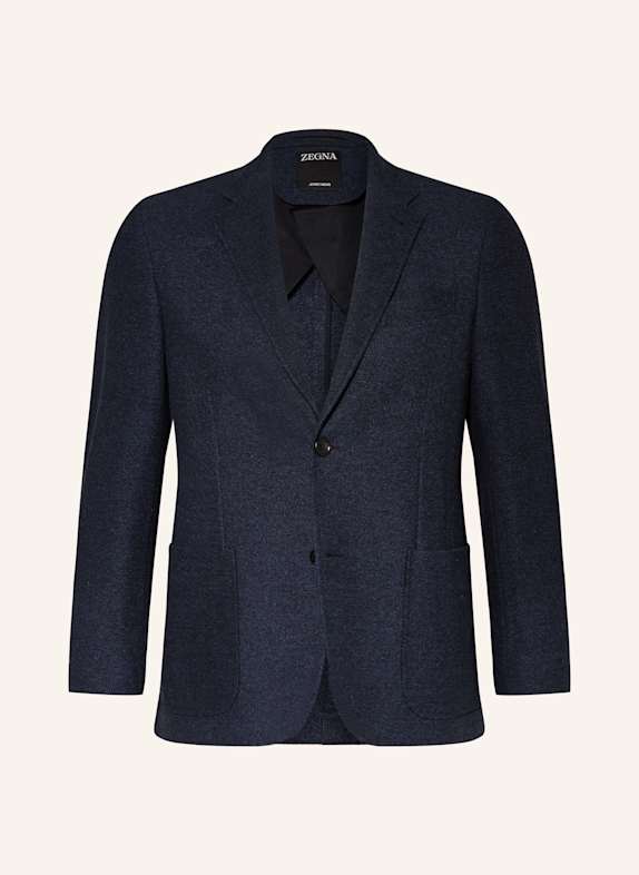 ZEGNA Jersey jacket regular fit DARK BLUE