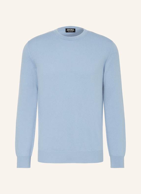 ZEGNA Cashmere-Pullover HELLBLAU