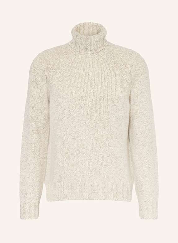 ZEGNA Rollkragenpullover aus Cashmere ECRU/ TAUPE