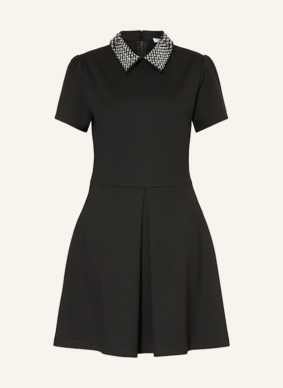 MRS & HUGS Jerseykleid mit Schmucksteinen SCHWARZ